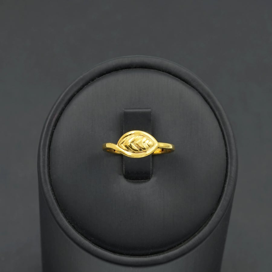 خاتم ذهب نسائي ايطالي (R2587)
