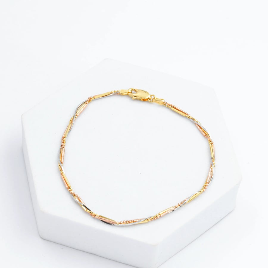 سوارة ذهب ايطالي نسائي (B2655)