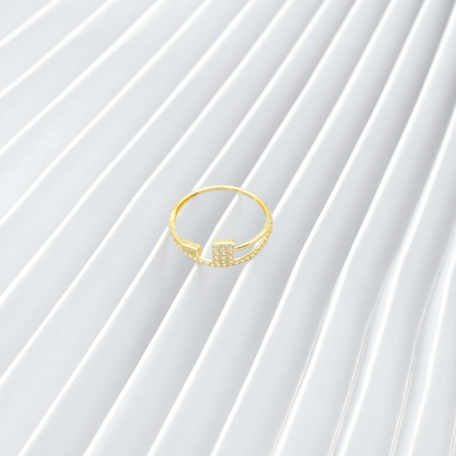 خاتم ذهب نسائي (R2200)