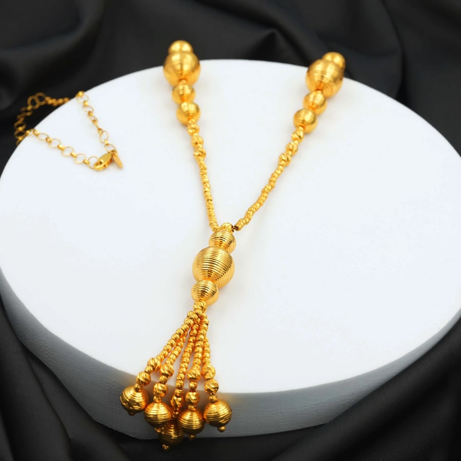 سبحة دوريكا ذهب نسائي عيار 21 (N2155)