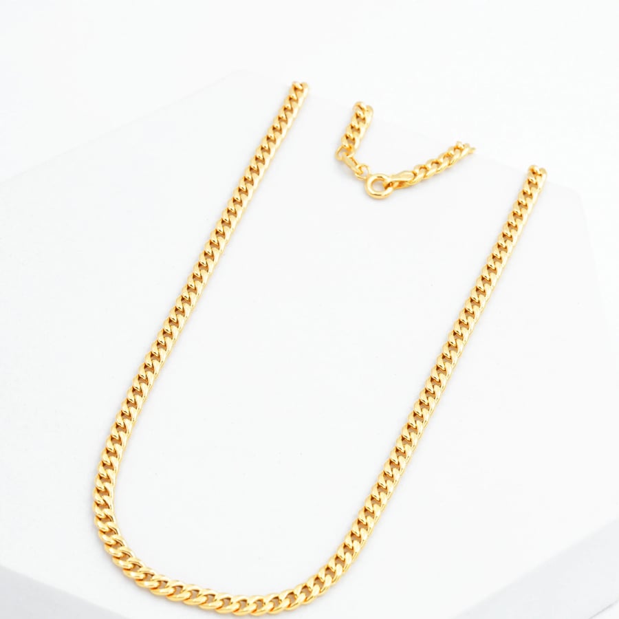 سلسال ذهب جنزير عيار 18 (N2648)