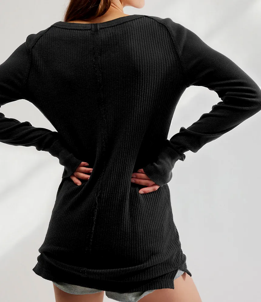 Black short casual stretch dress