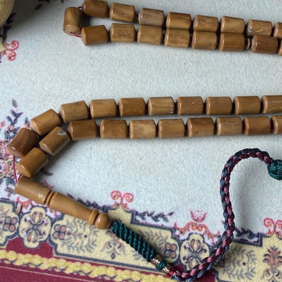 مسباح كوك القصة أسطواني-الشكة كركوشة -احجم الخرز 10 ملي