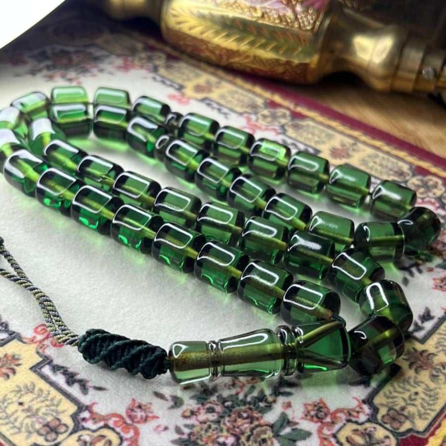 مسباح زعفراني فواح  (برميلي )الشكة: كركوشة تفصيل يدوي