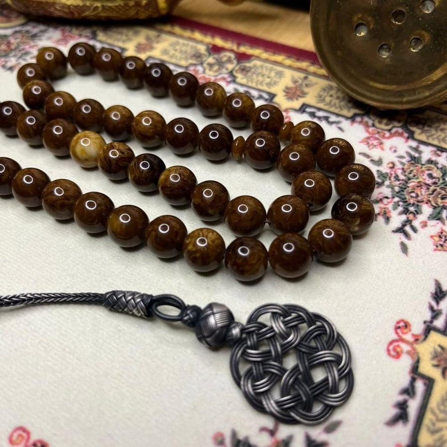مسباح بكلايت الشكة:طربزونه فضة