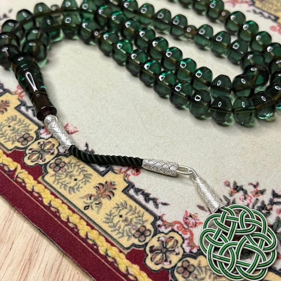 مسباح زعفراني فواح (دروي) -الشكة : طربزونة فضة عيار 1000