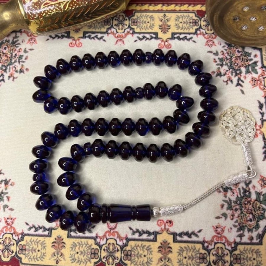 مسباح زعفراني فواح (دروي) -الشكة : طربزونة فضة عيار 1000