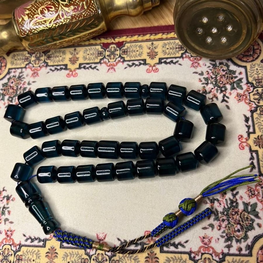 مسباح زعفراني فواح(برميلي) -الشكة:كركوشة تفصيل يدوي