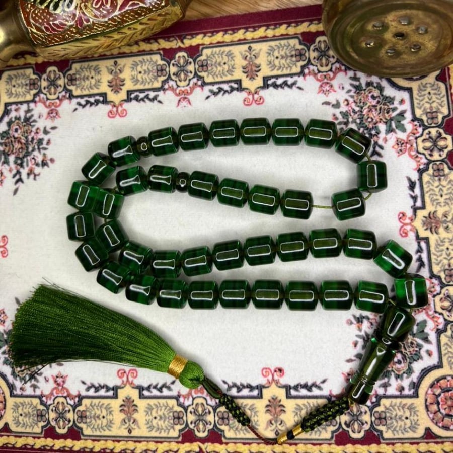 مسباح زعفراني فواح  (برميلي)الشكة: كركوشة تفصيل يدوي