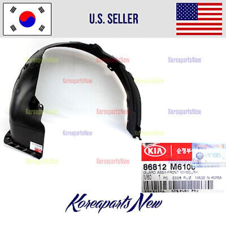 GUARD ASSY-FRONT WHEEL,RH  - 86812M6100 - تجميع واقي العجلة الأمامية اليمنى
