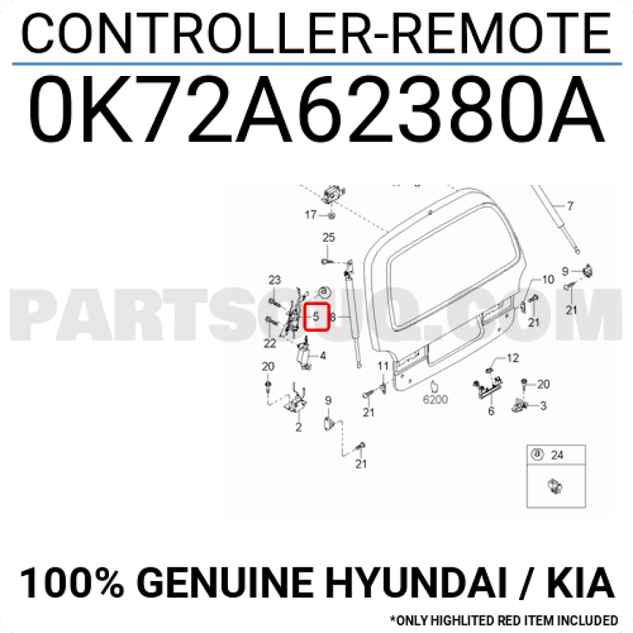 CONTROLLER-REMOTE  - 0K7AA62380  -  ريموت كنترول