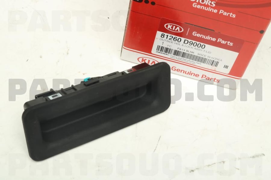 OUTSIDE HDL & LOCK ASSY-T/LID  - 81260D9000 - مقابض وقفل الشنطة الخارجية