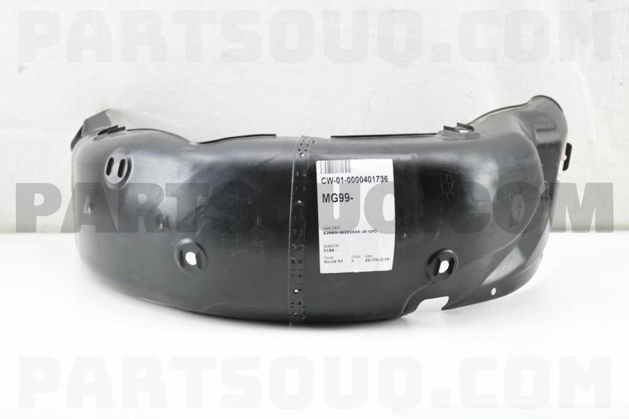 Rear wheel guard assembly, left - 868211W110