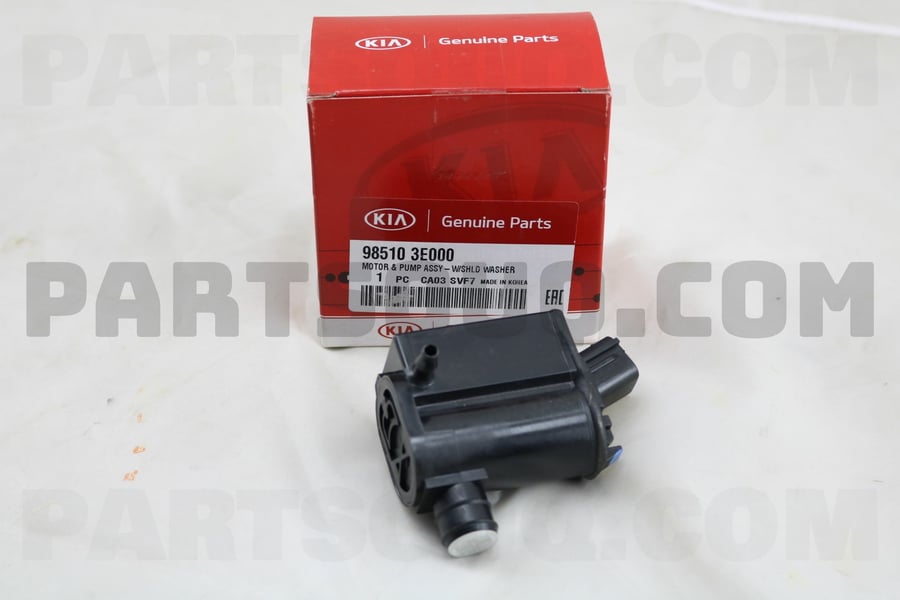 MOTOR & PUMP ASSY-W/SHLD WASHE - 985103E000 - طقم مضخة ومحرّك مسّاحات مع الغطاء