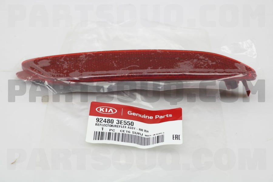 REFLECTOR/REFLEX ASSY-RR RH - 924803E550 - طقم عاكس خلفي يمين