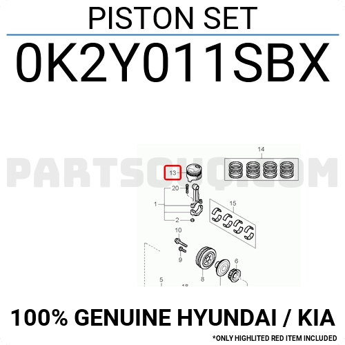 Piston set