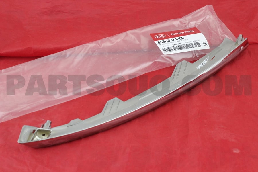 Front bumper moulding, left - 86563D4000