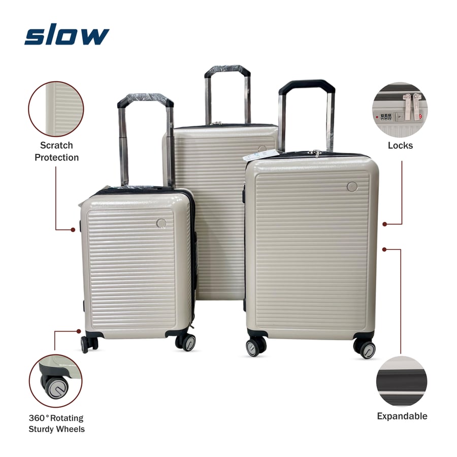 PC bags - three pieces - brand SLOW - model 1219/3