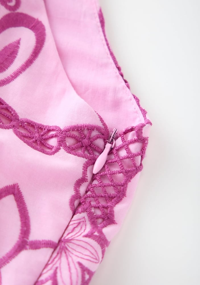 Alora Embroiedered Mini Dress