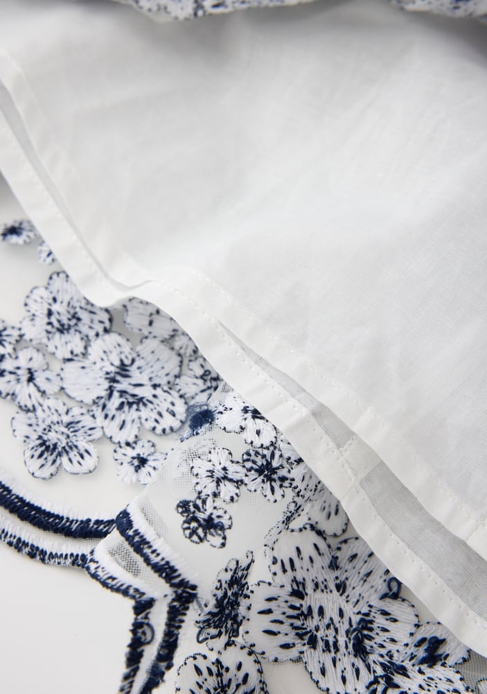 ِEilza Embroidered Mini Dress