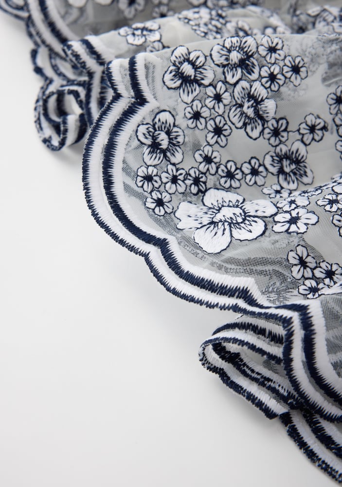 ِEilza Embroidered Mini Dress