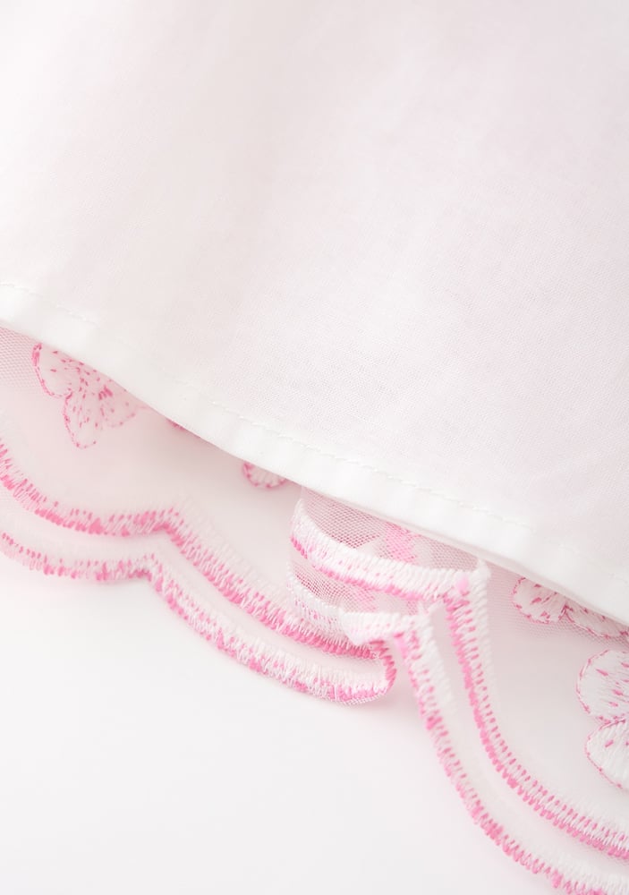 Eliza Embroidered Midi Dress