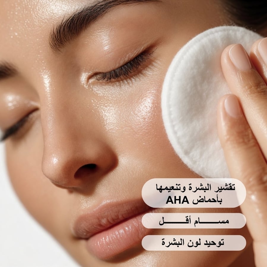 تونر سيدني  100ml لتقشير البشرة وتنعيمها بأحماض AHA