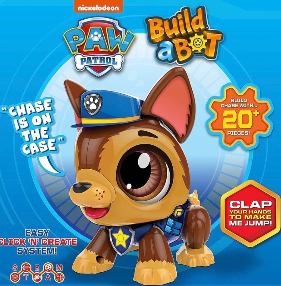 Build a bot -paw patrol chase