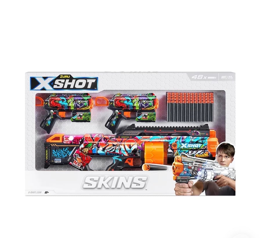 X-shot skins combo pack