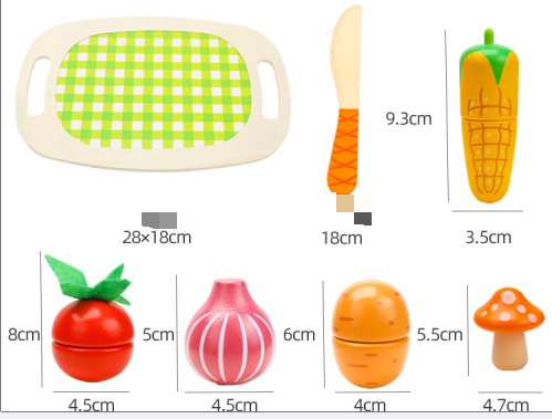 Educational vegetable cutting