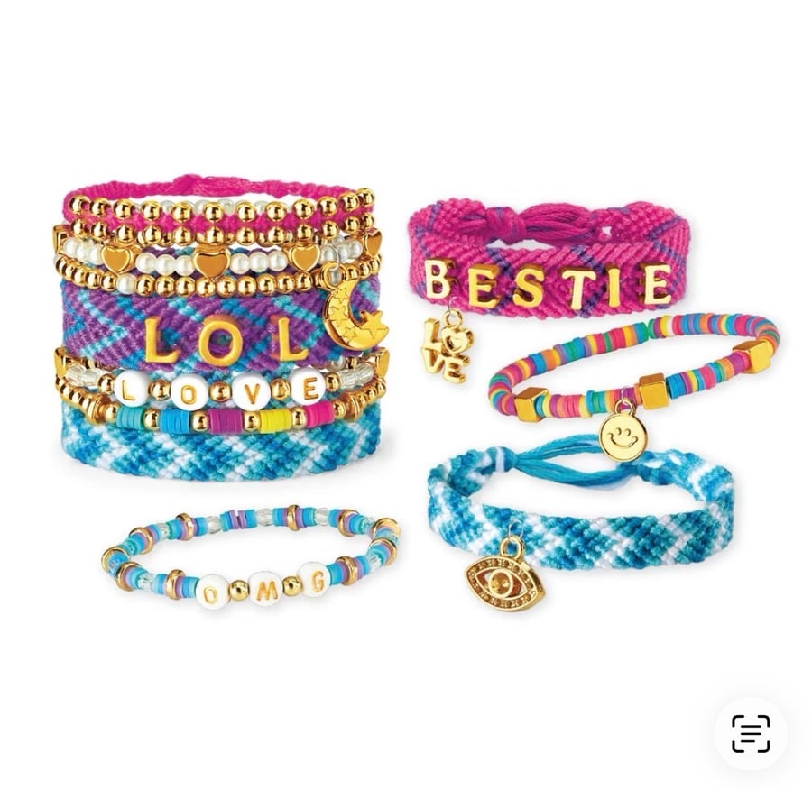 Fashion bracelets sparkling A-Z