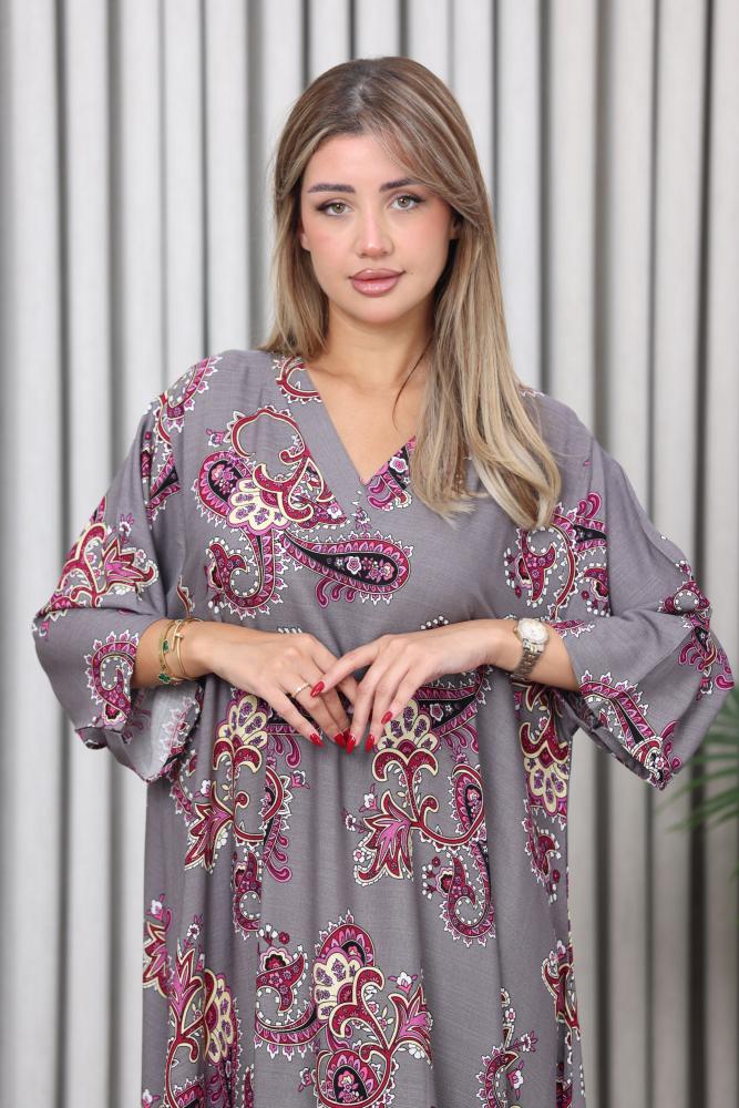 جلابية لينن مشجرة