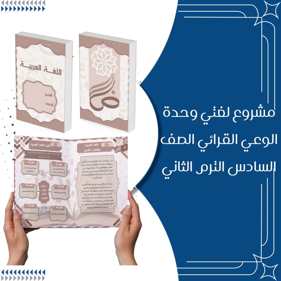 ‎مشروع لغتي وحدة الوعي القرائي الصف السادس الترم الثاني
