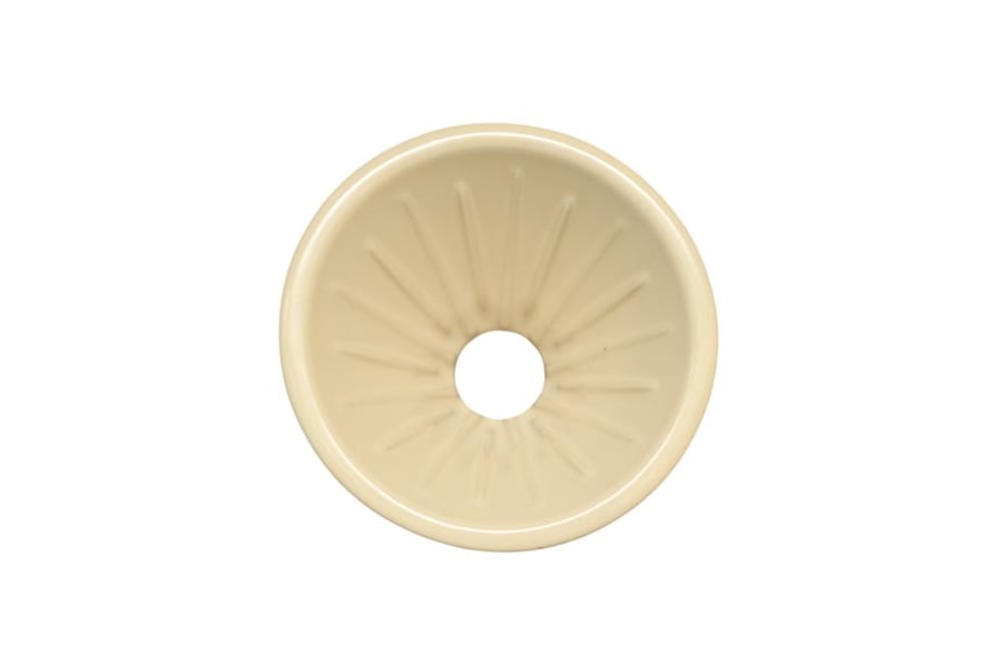 Ceramic filter cup in beige color
