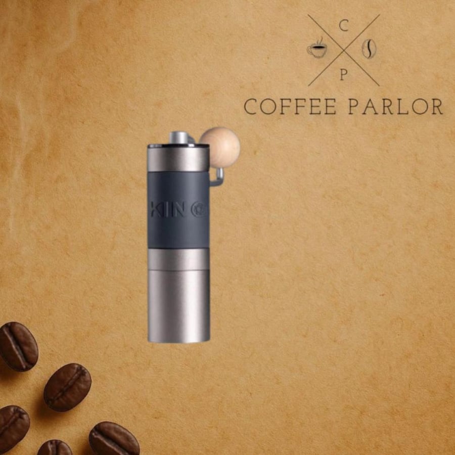 Handheld coffee grinder KING Grinder – luxurious metal design