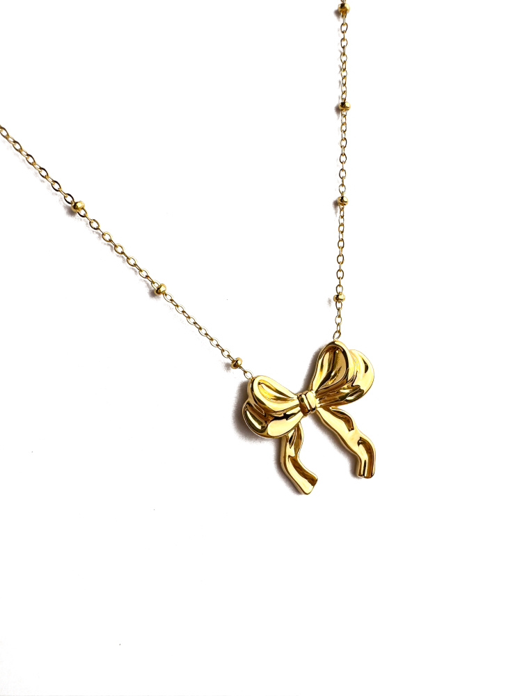 Delicate Bow Necklace