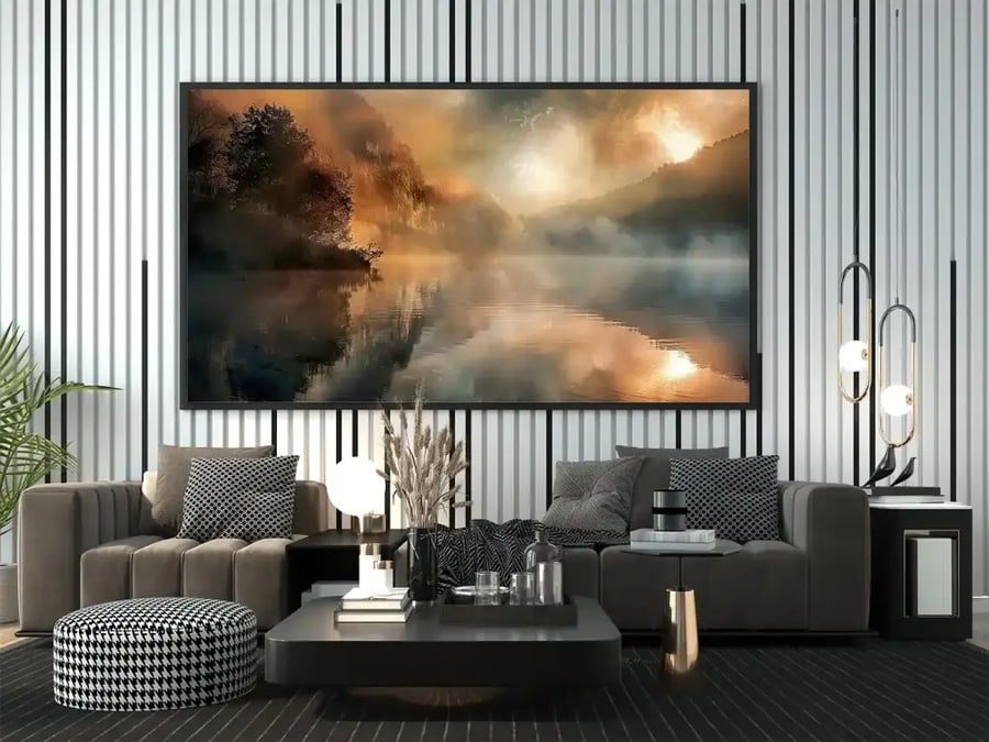 لوحة فن تجريدي مودرن كانفس – ديكور جداري عصري