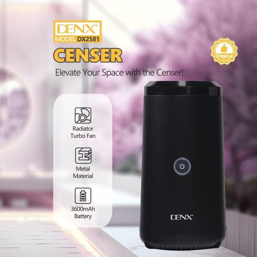 المبخرة الذكية - بتصميم انيق مبخرة الكترونية محمولة من Denx Dx2581