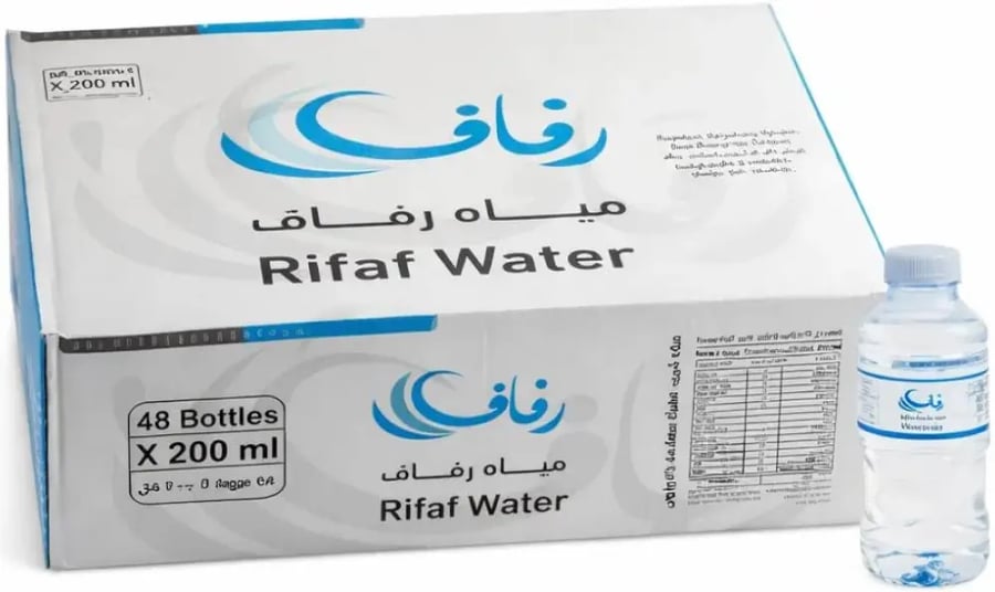 كرتون مياه رفاف 200 مل *48