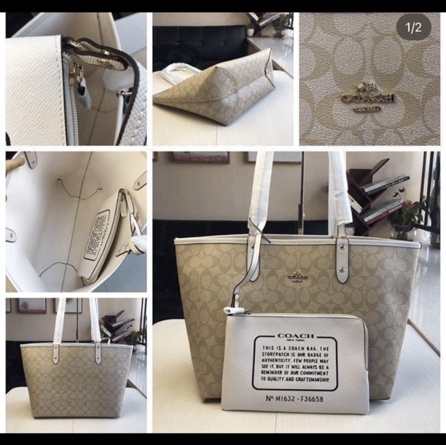 Coach bag double face