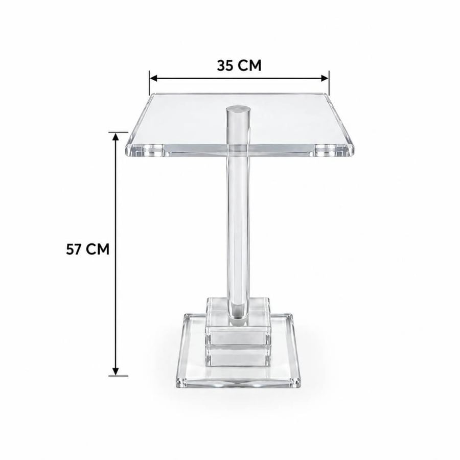 طاولة خدمة مفرد OG-66 TRANSPARENT