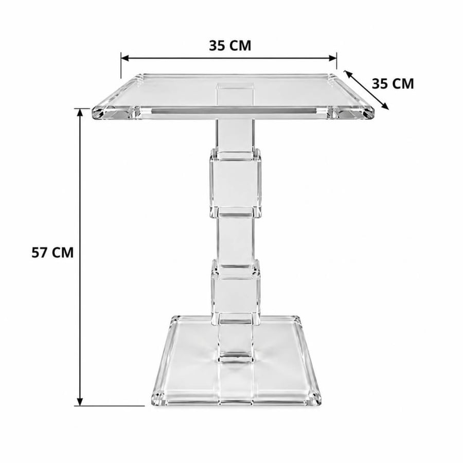 طاولة خدمة مفرد OG-64 TRANSPARENT