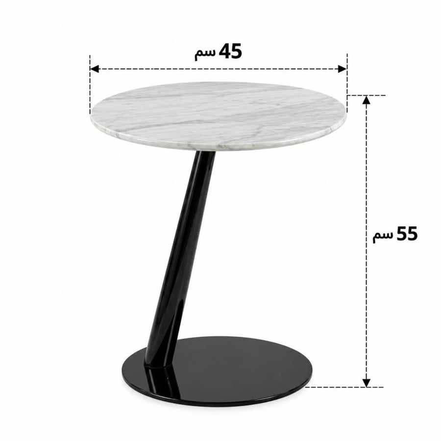 طاولة خدمة سيراميك مفرد B1050S M.BLACK