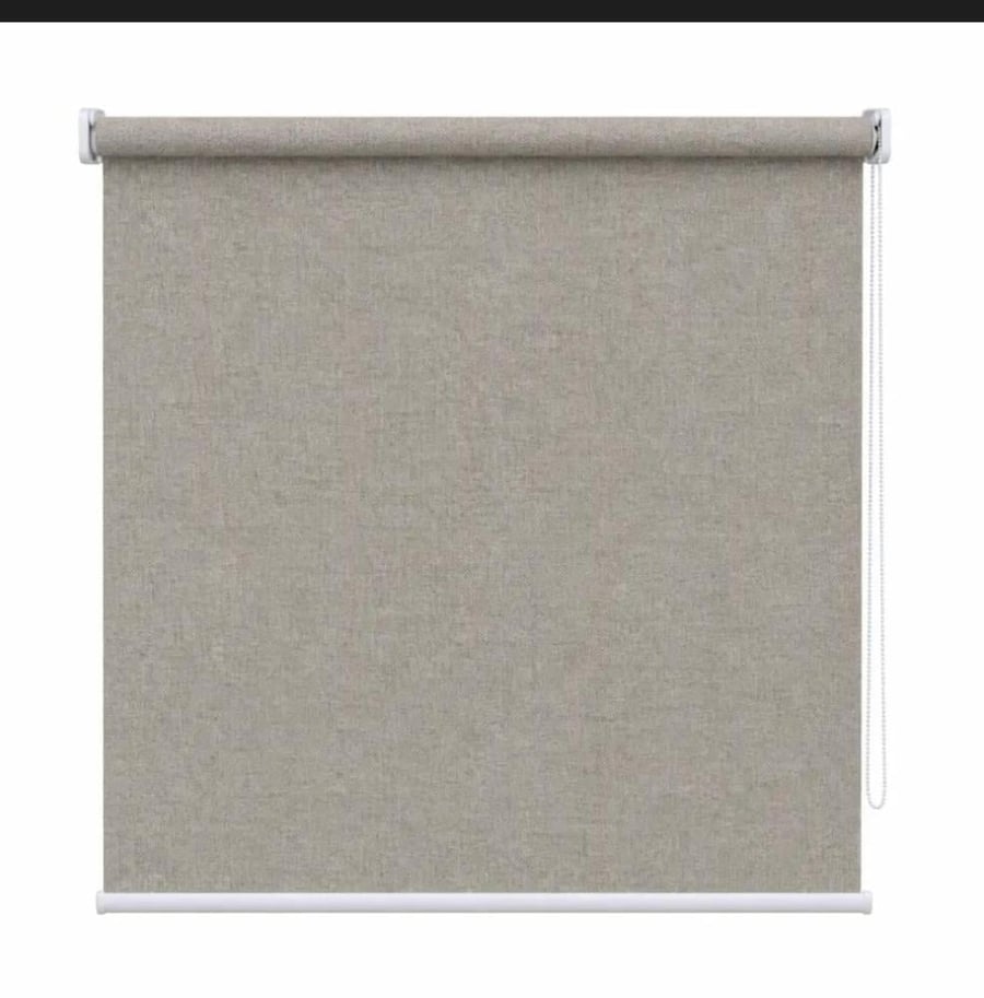 ستارة رول سادة مقاس 100*200 SH208 BEIGE GREY