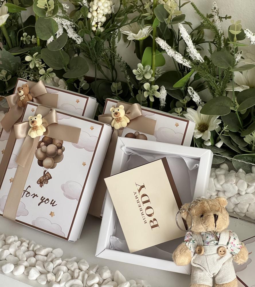 ميدالية الدب مع عطر بربري
