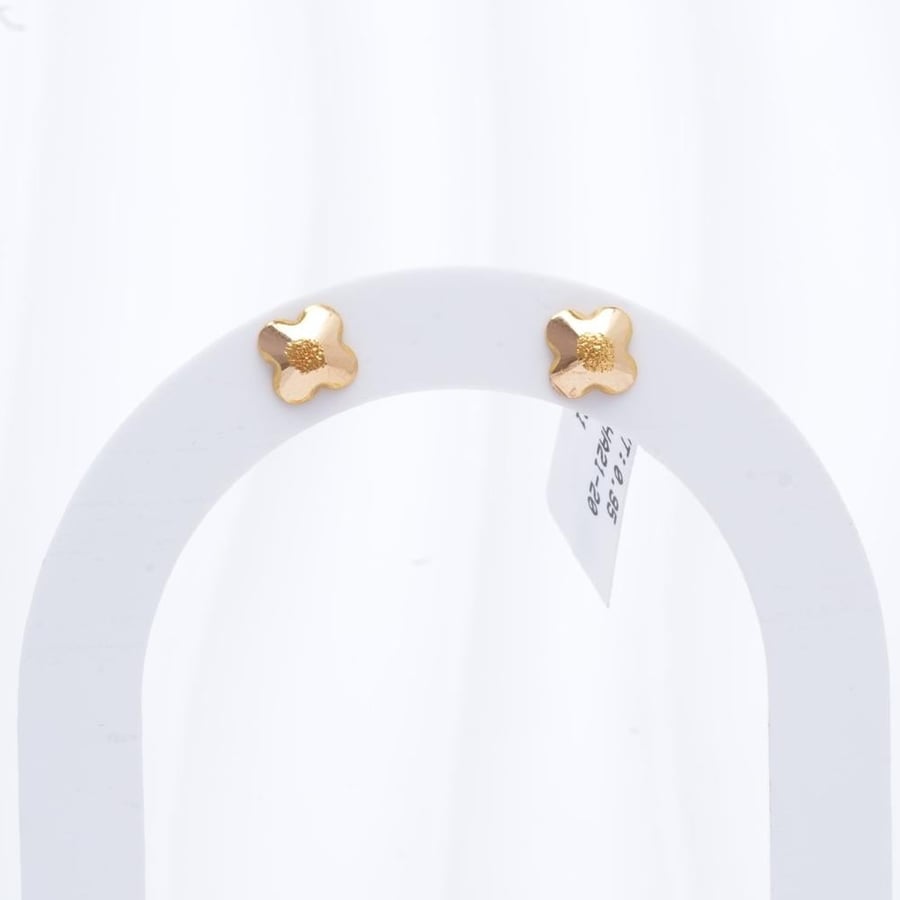 حلق ذهب عيار 21