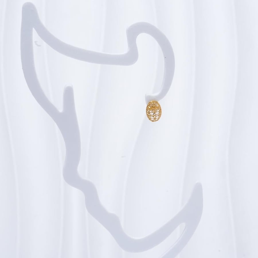 حلق ذهب عيار 21