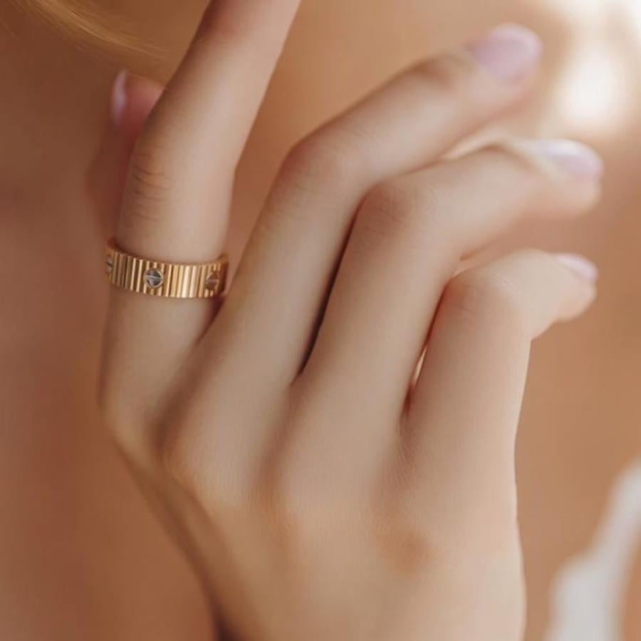 دبله ذهب عيار 21