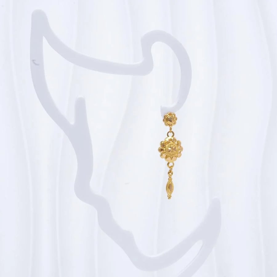 حلق ذهب عيار 21