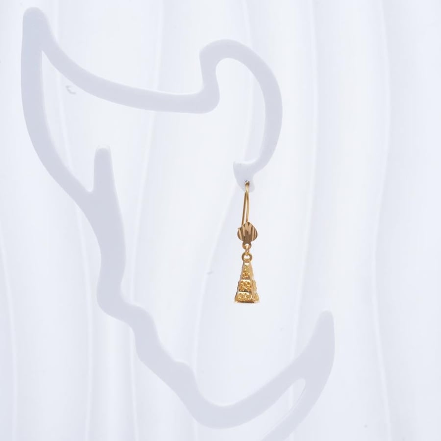 حلق ذهب عيار 21